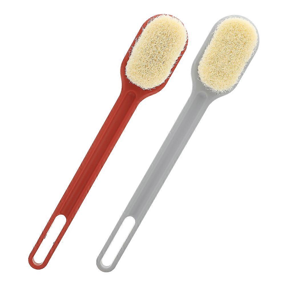 Exfoliating Body Scrubber Massage Durable Design Red 2Pcs