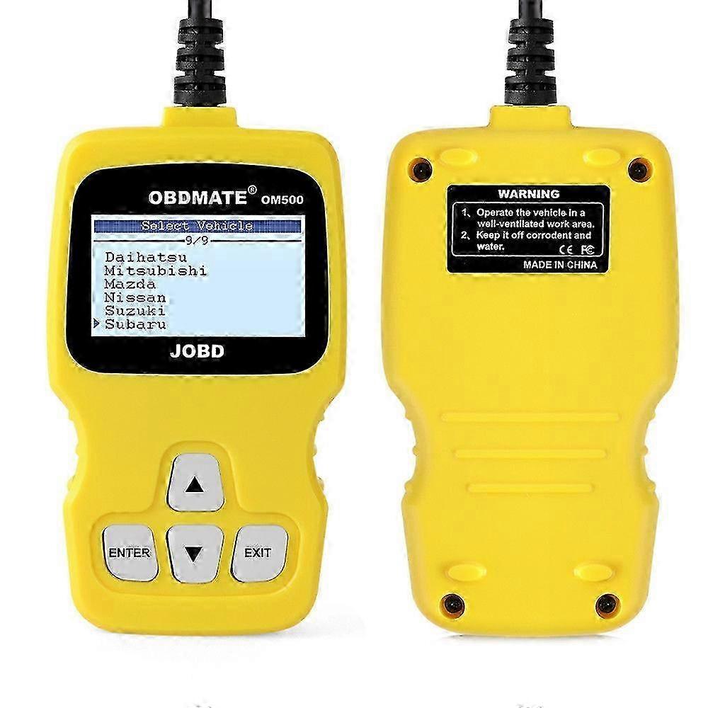 2026 OBDMATE OM500 OBDII / EOBD / JOBD Code Reader(Yellow)