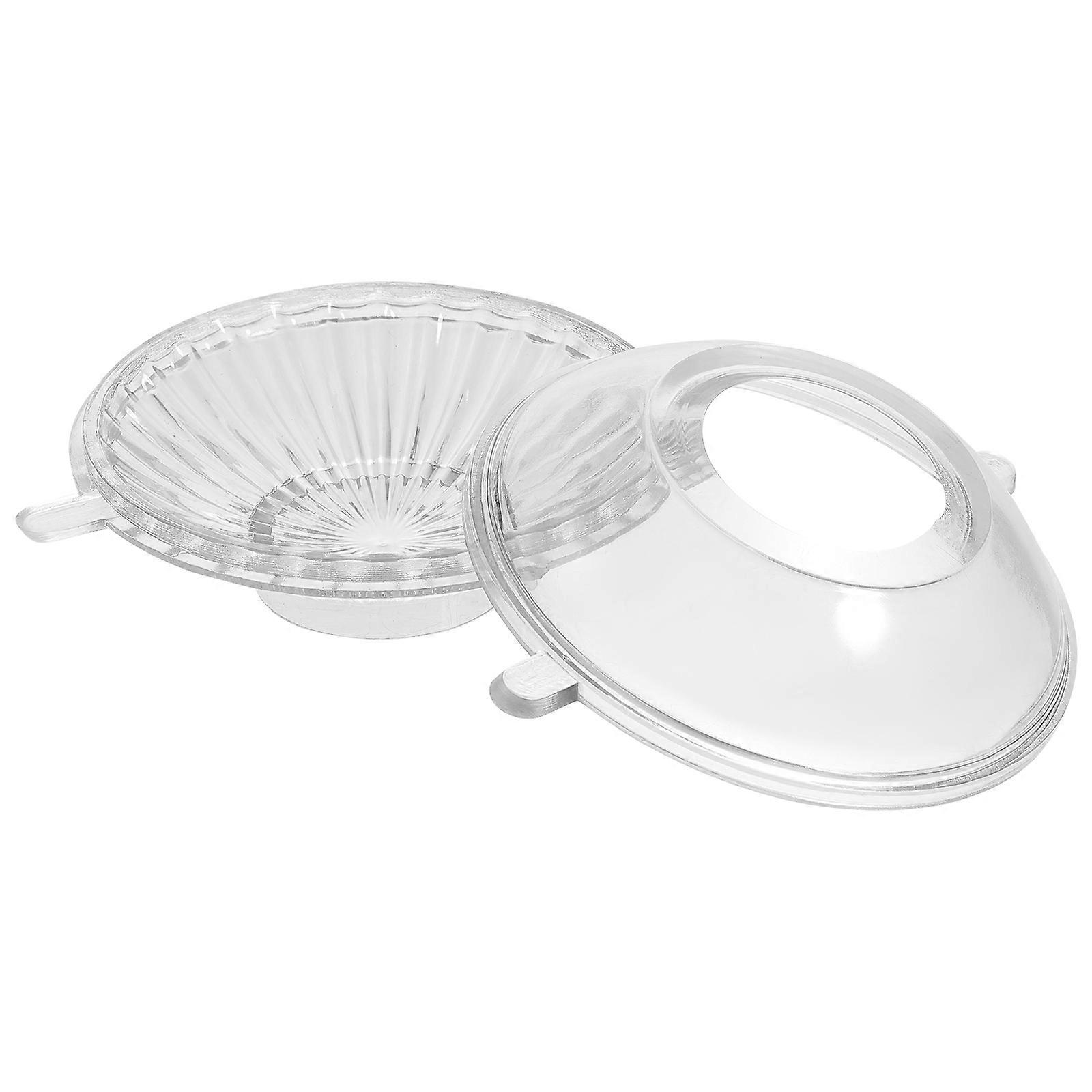 Floating Candle Mold for DIY Candle Making Plastic 2Pcs Mold Set