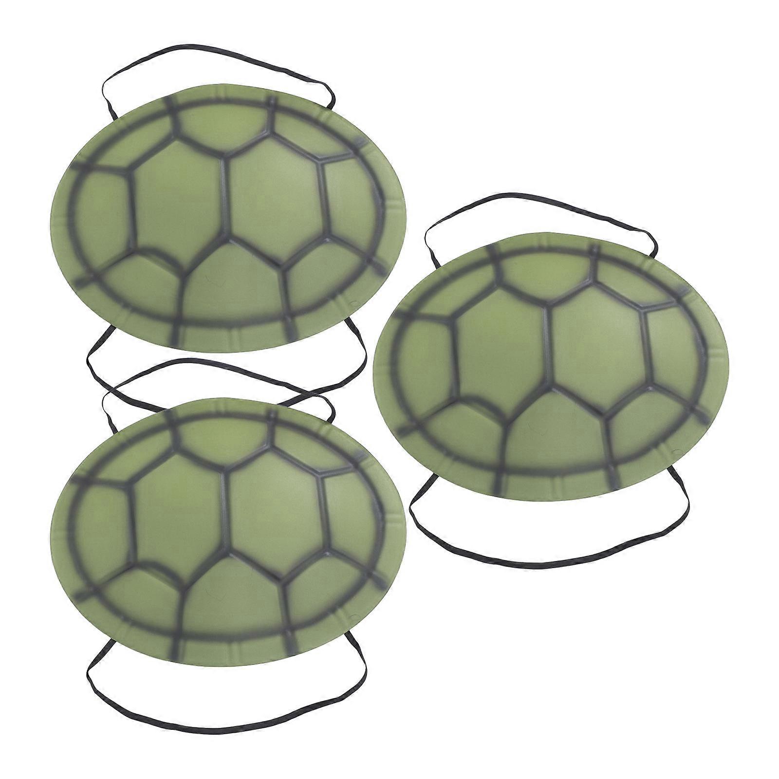 Performance Costume Turtle Shell Prop for Halloween Party 3Pcs