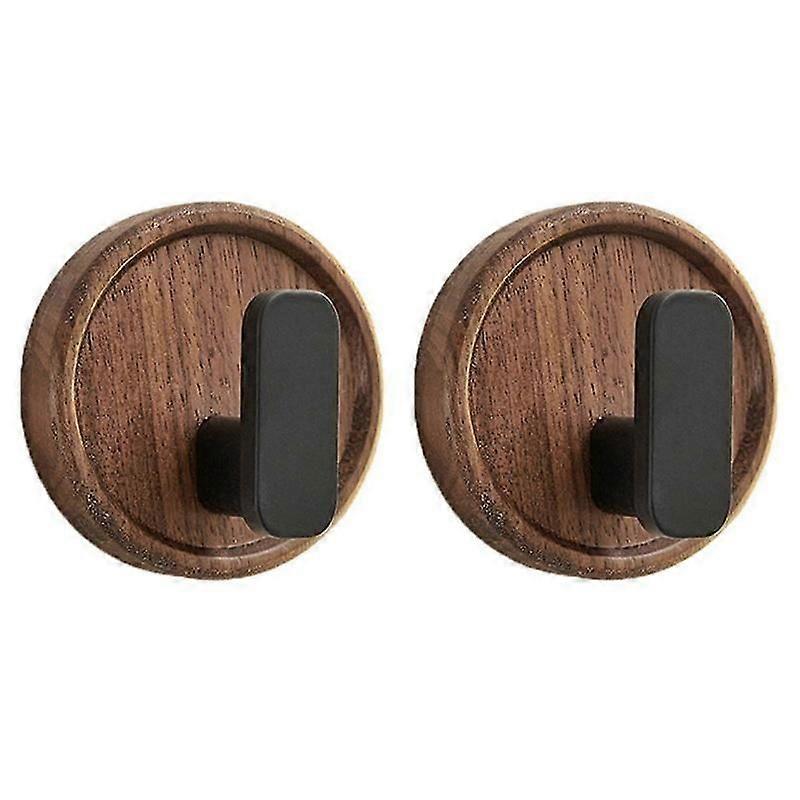 Rustproof Wooden Robe Hook Walnut Coat Hanger