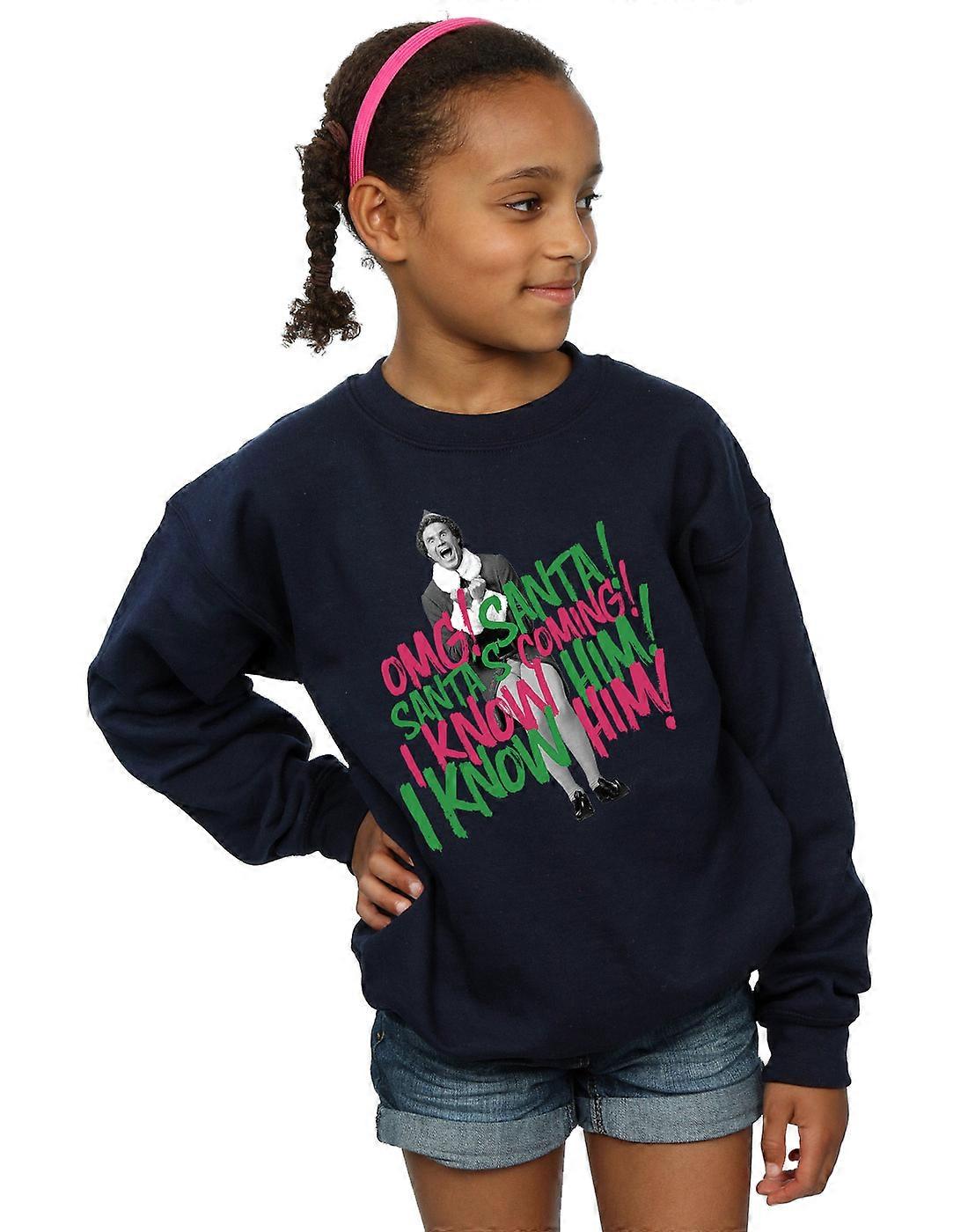 Elf flickor Tomtens ankomst Sweatshirt