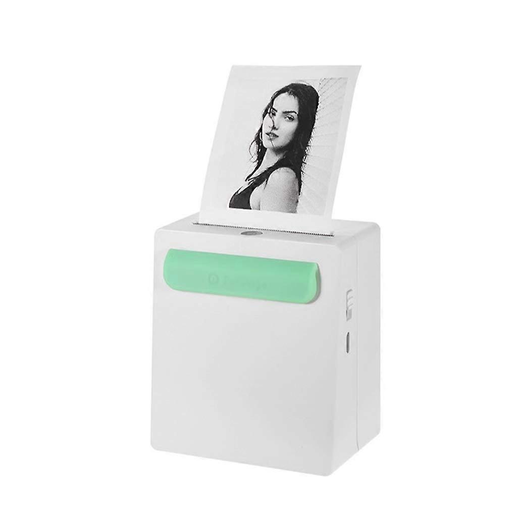 Thermal Photo Printer with Bluetooth 4.0, Ink Printing for Android iOS, Mini Pocket Size