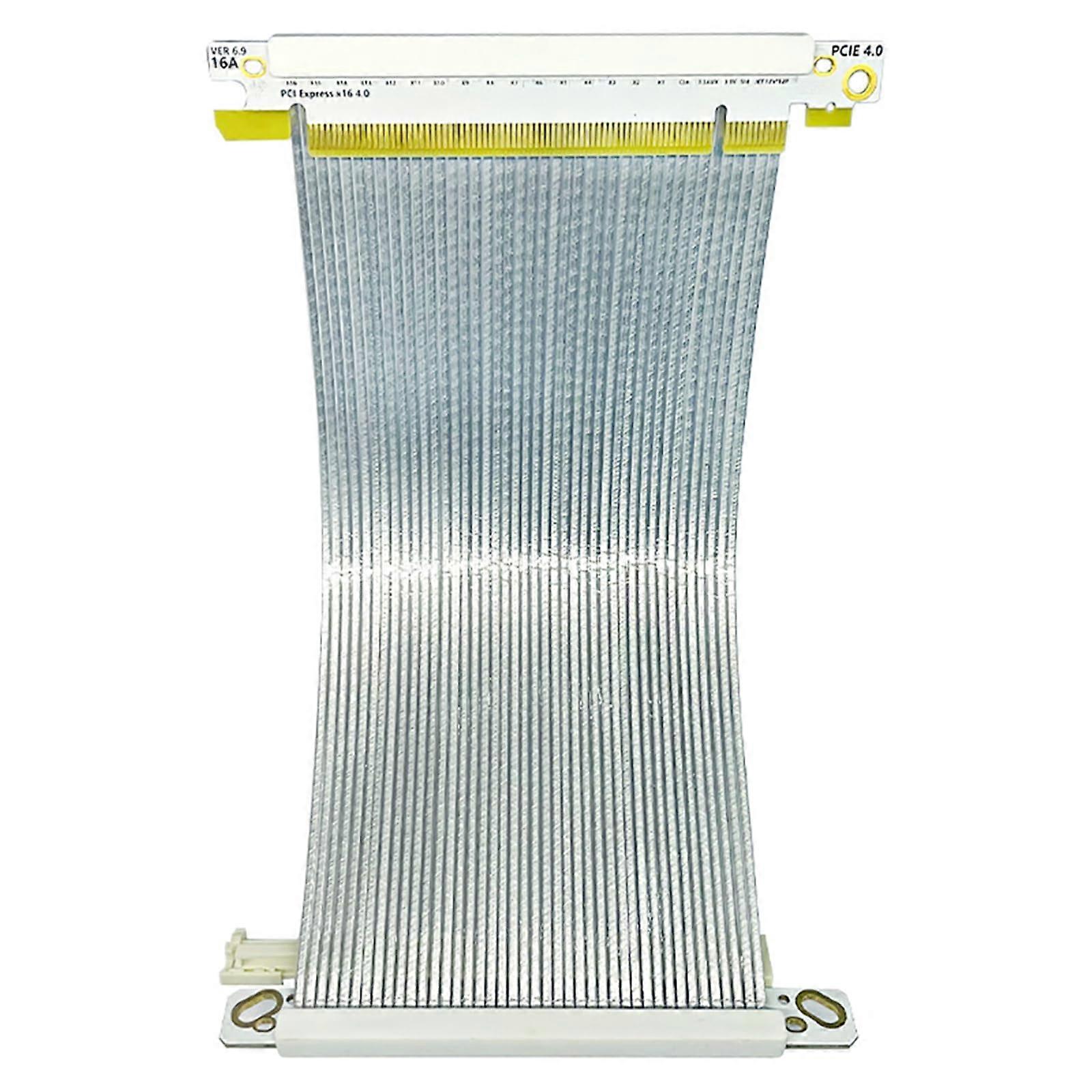 PCIe 4.0 GPU Riser Cable 17cm Reverse for ITX Case Full Performance Flexible Extension for SFF PC