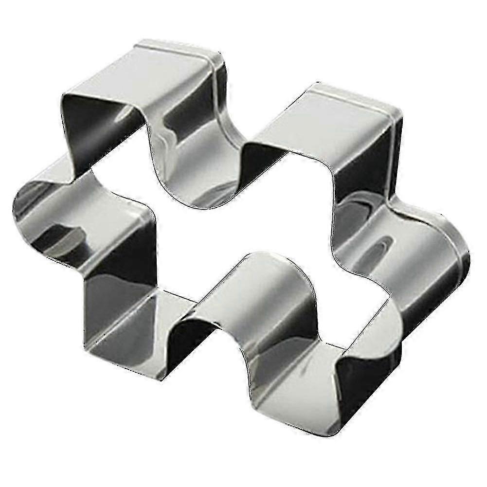 Paslanmaz Çelik Düzensiz Puzzle Şekilli Kek Kurabiye Meyve Kalıbı Haoyi