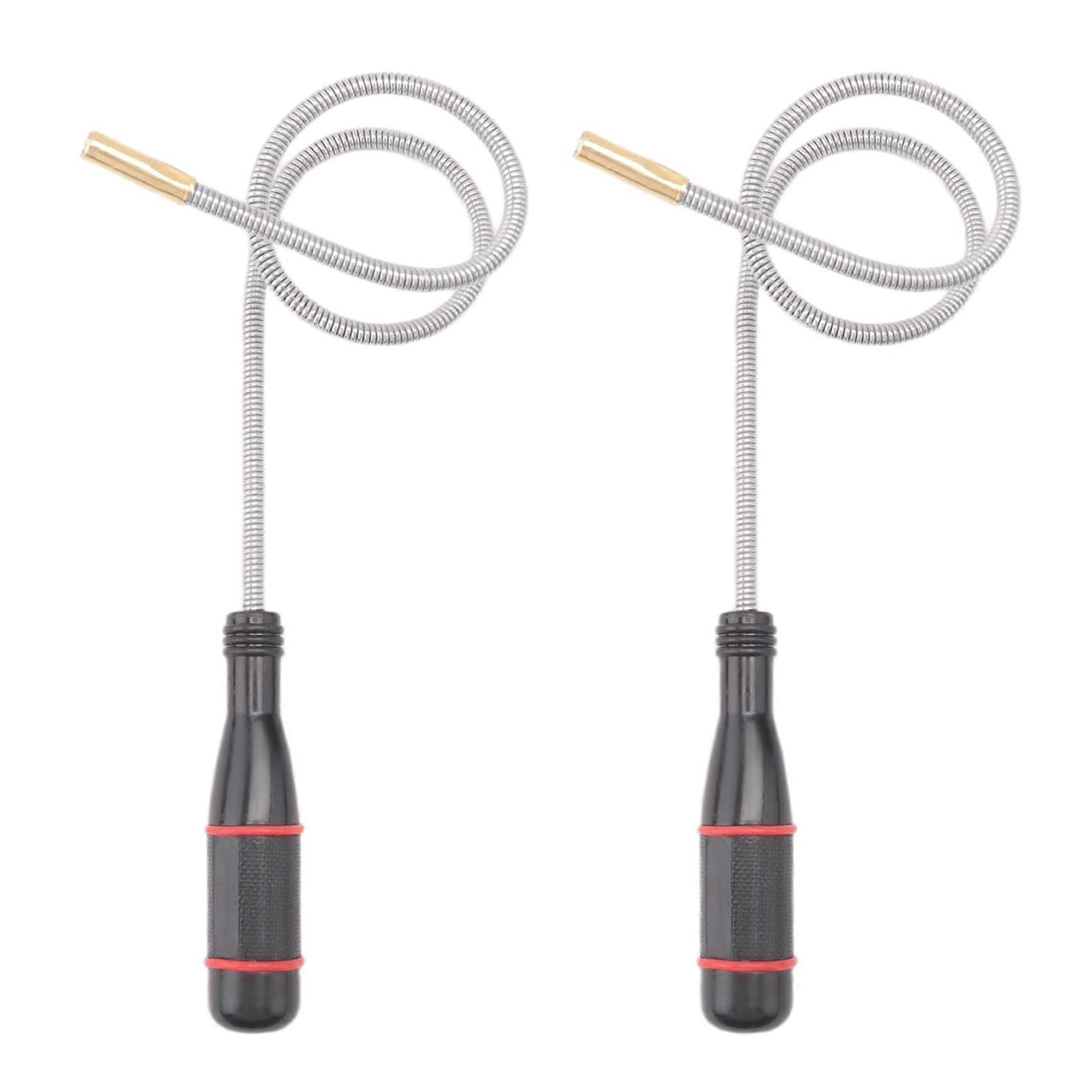 2PCS Flexible Magnetic Pickup Tool, Bendable Magnetic Pickup 2LB