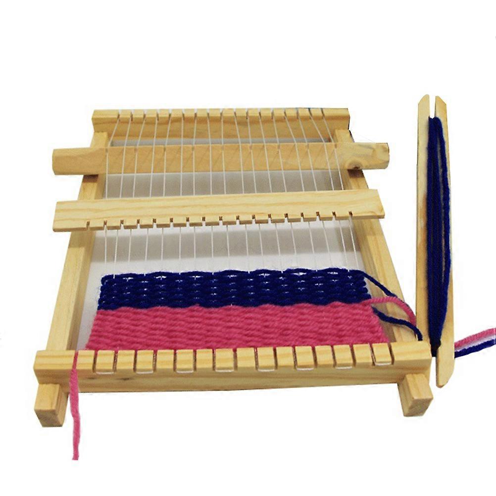 Creative Wooden Weaving Tools For Kids Weaving Machine For Various Crafting Projects 1 Set