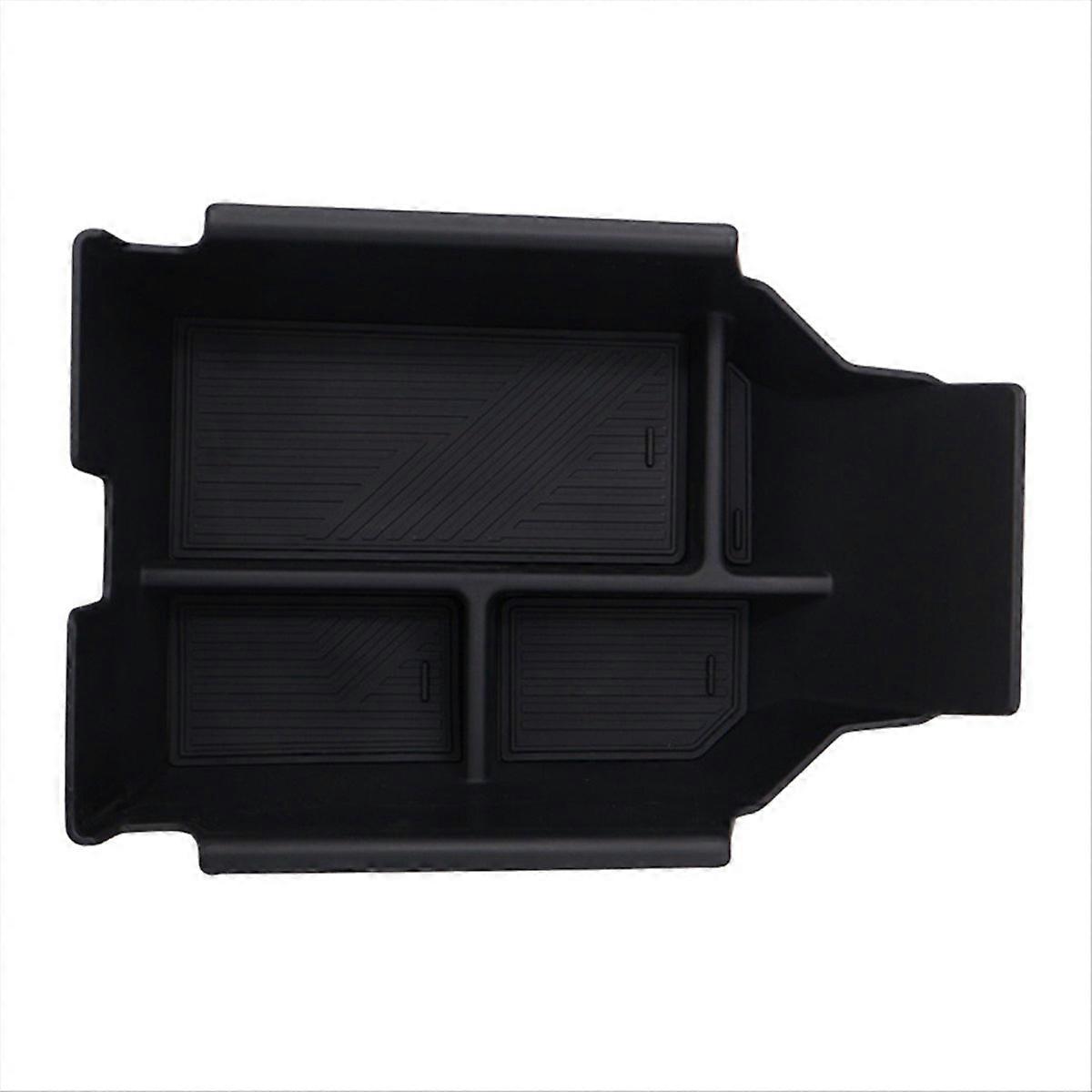 Central Armrest Storage Box Organizer Tray Flocking Storage Box