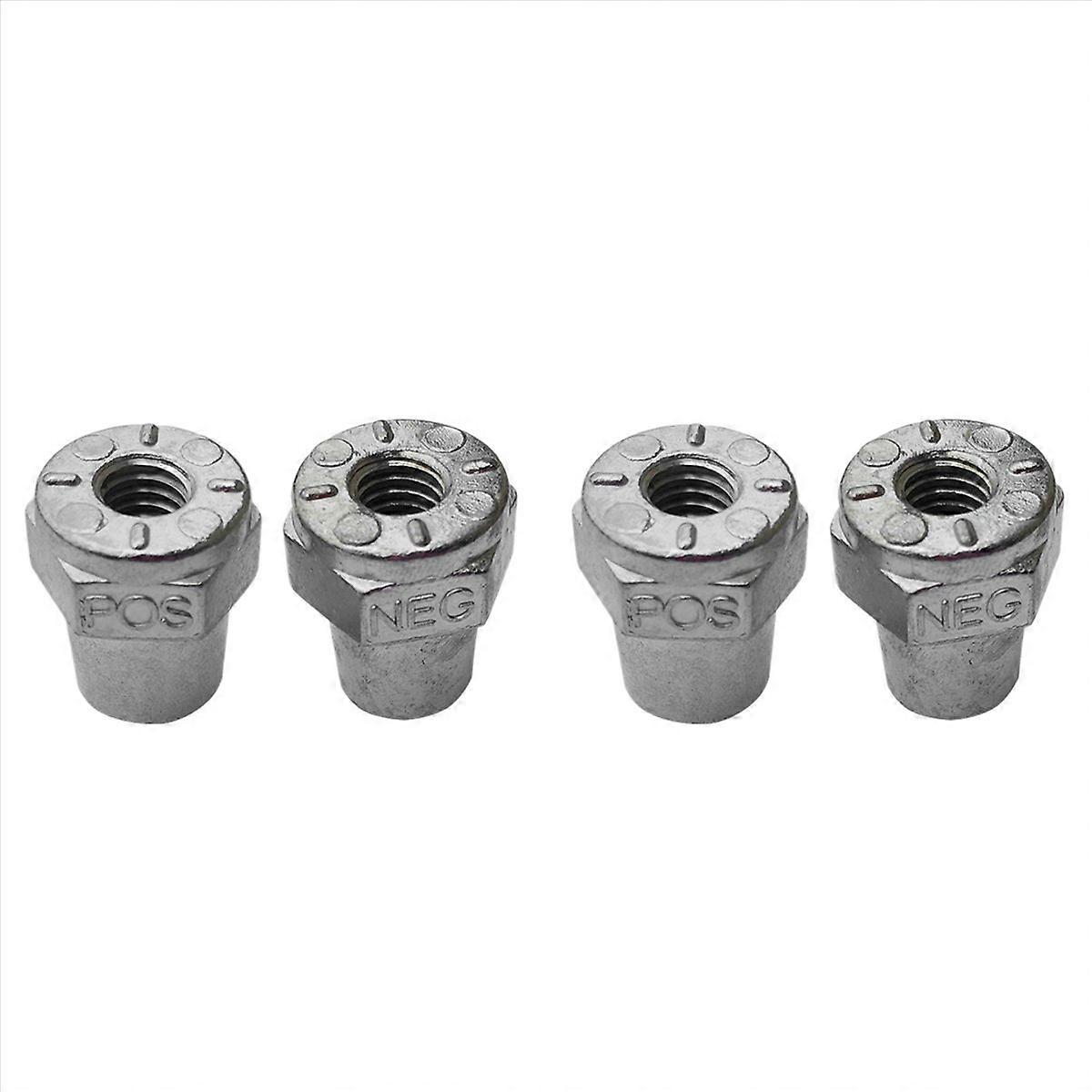 1Pair 3/8inch Thread Positive Negative Battery Post Terminal Adapters