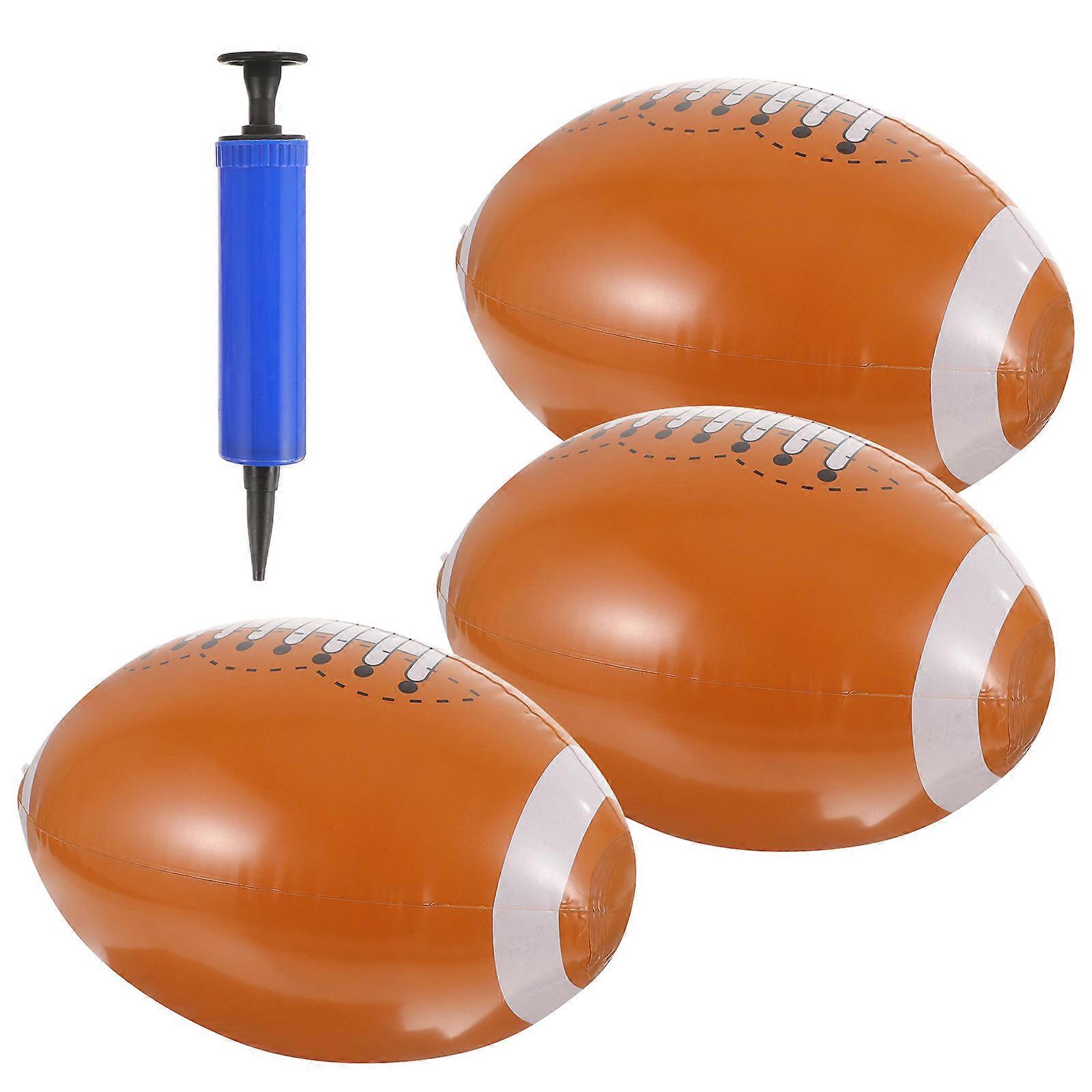 Inflatable Pool Balls 3Sets for Playing with Beach Design and Air Pump