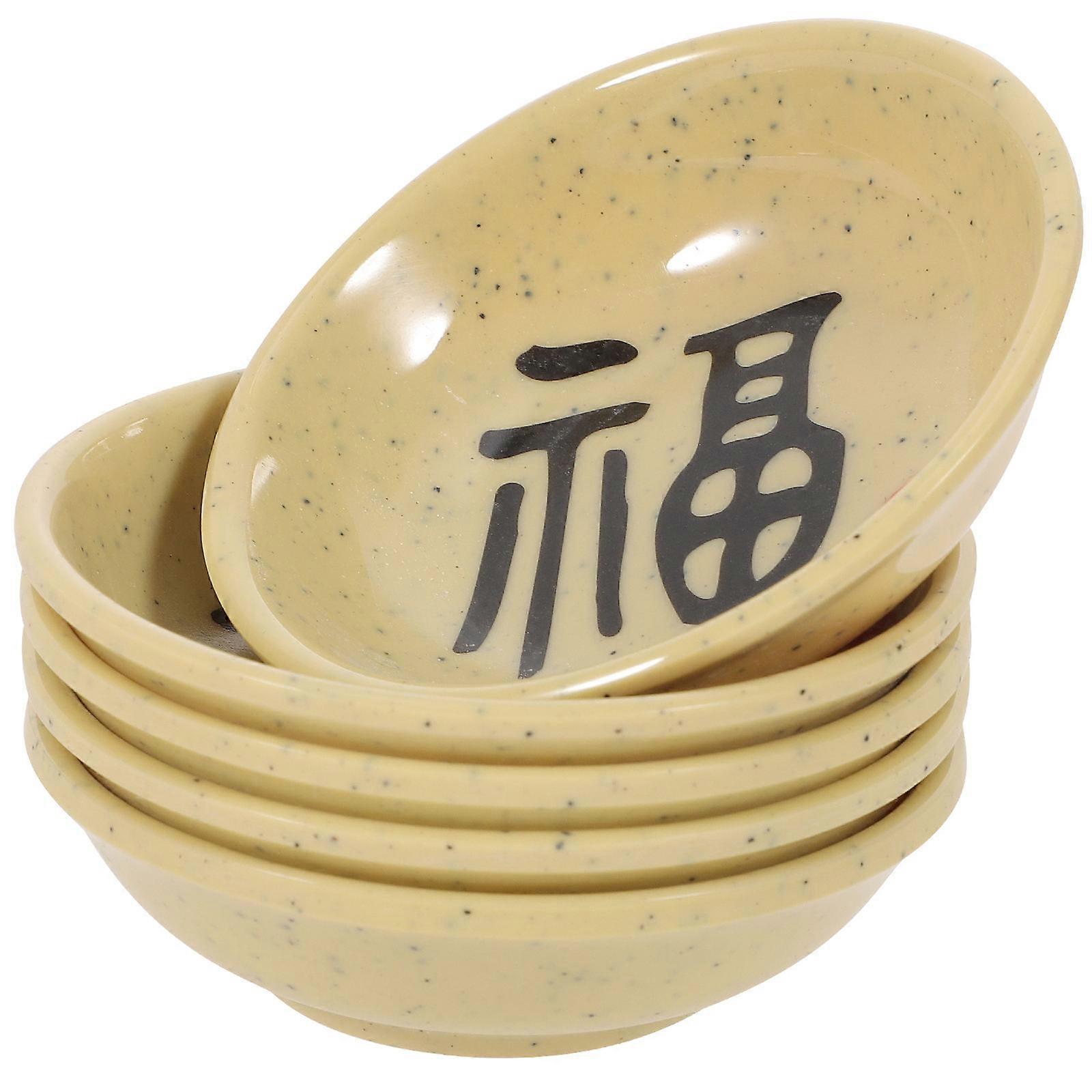 Assorted Color Seasoning Dish Plate for Storing 5Pcs Set