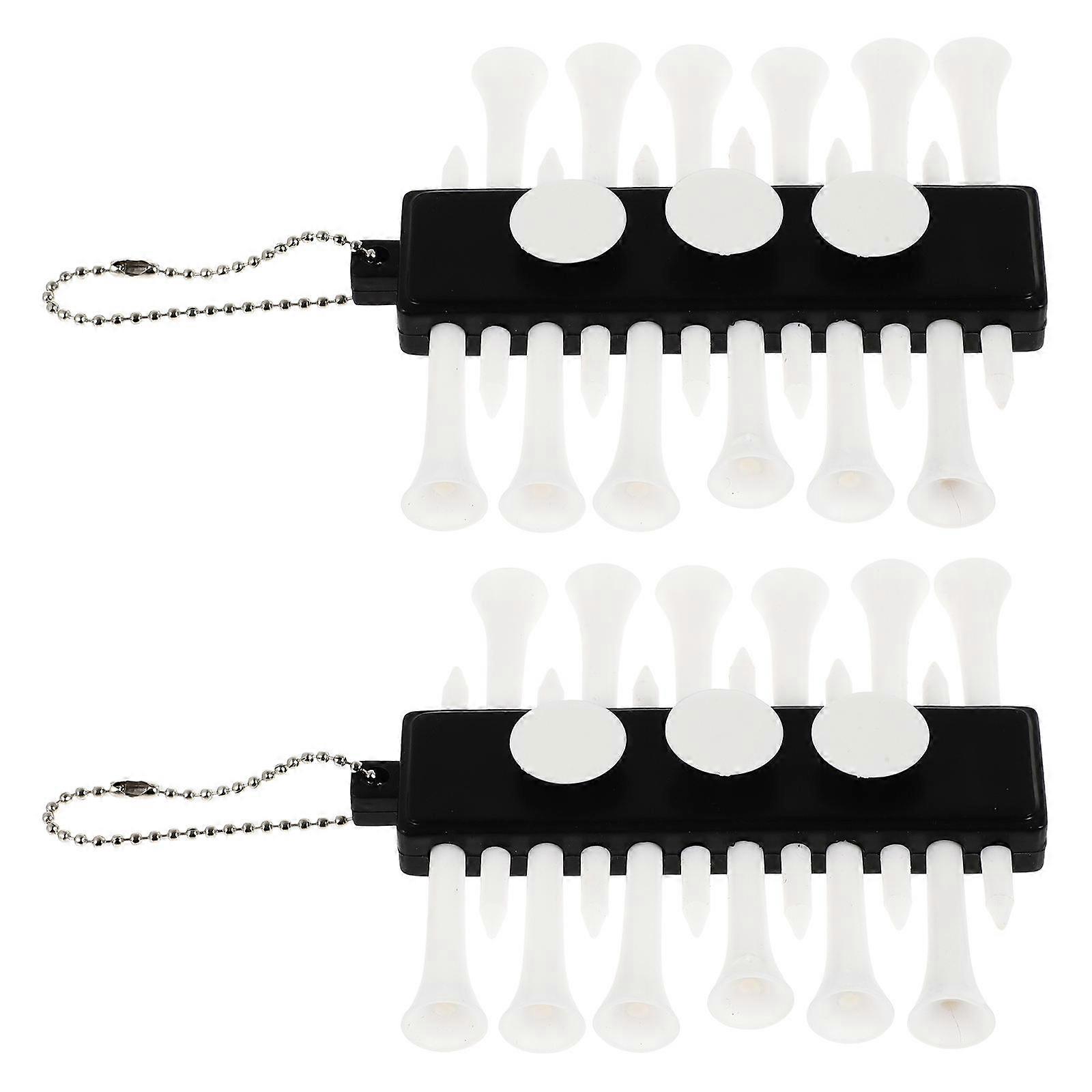 Plastic Golfs Tee Holders for Outdoor Use 4Pcs Practical Tee Holding Accessories