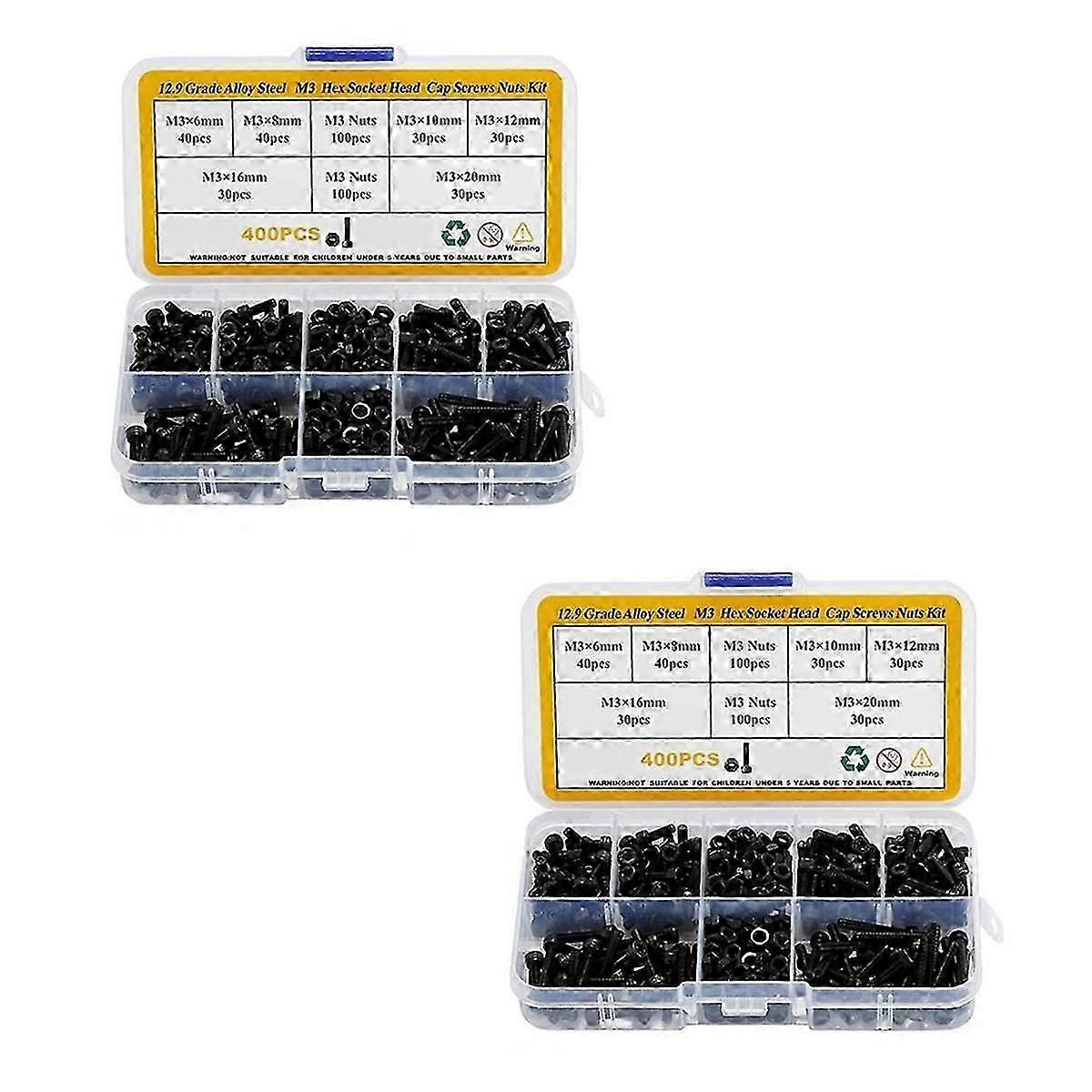 Hexagon Socket Screws with Cylindrical Combination Screw Nut Set