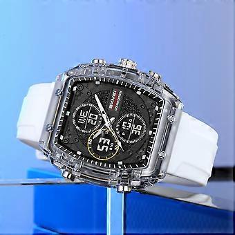 Montre de sport numérique outdoor pour homme – Étanche, lumineuse, résistante aux chocs, calendrier automatique, chronomètre, longue autonomie | Idéale pour la randonnée.