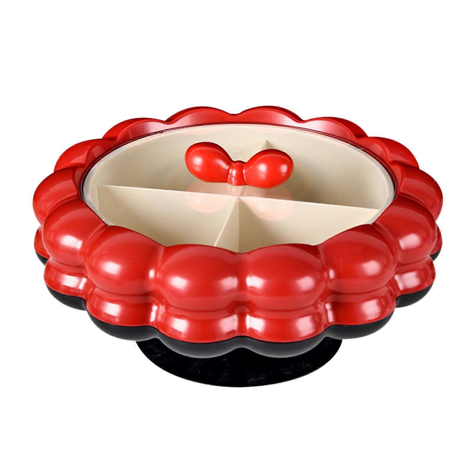 Serving Tray Food Storage Container Box Rotating Multipurpose Serving Dishes Nut