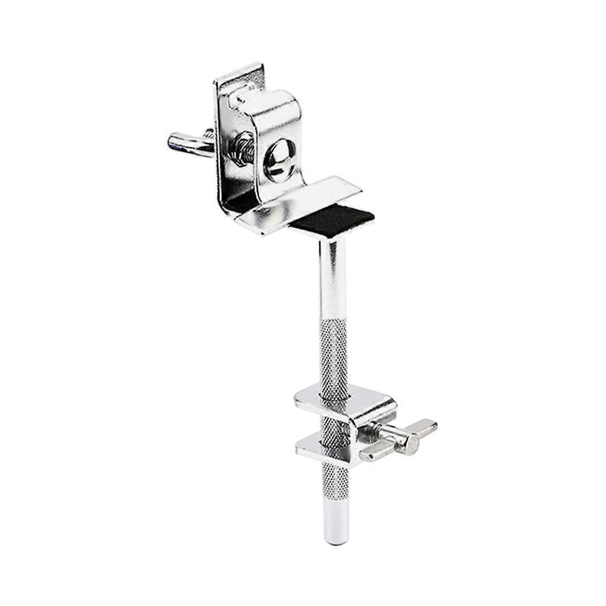 Adjustable Tilting Cowbell Holder Clamp for Drum Kit with Secure Attachment and Quick Setup
