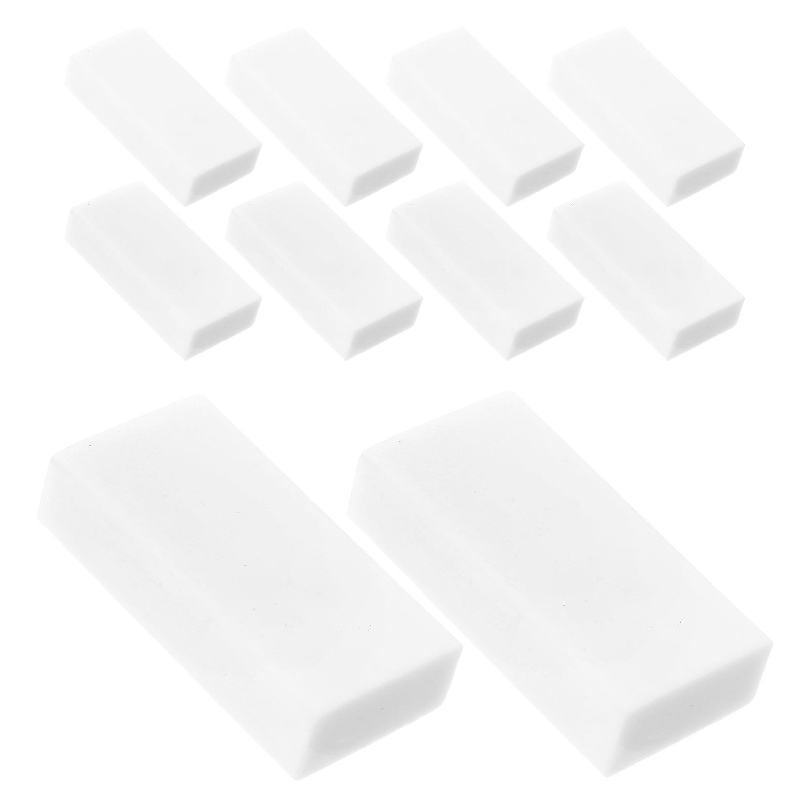 Pencil Eraser White Erasers for School 20Pcs Rectangular PVC Drawing Set