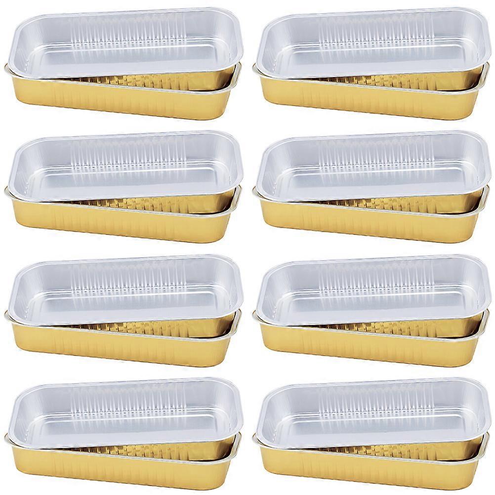 Tin Foil Oyster Holder Multi-Function Food Containers for Storage Use 20Pcs