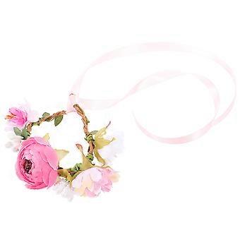Mooie hondenhalsband met bloemendesign, 4-delige stoffen set voor huisdieren