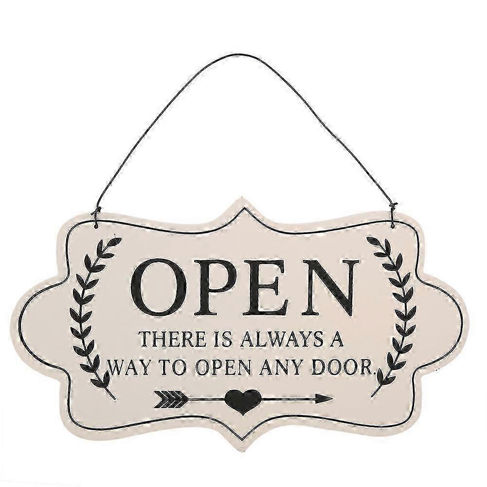 Decorative Double Sided Open/Closed Hanging Sign