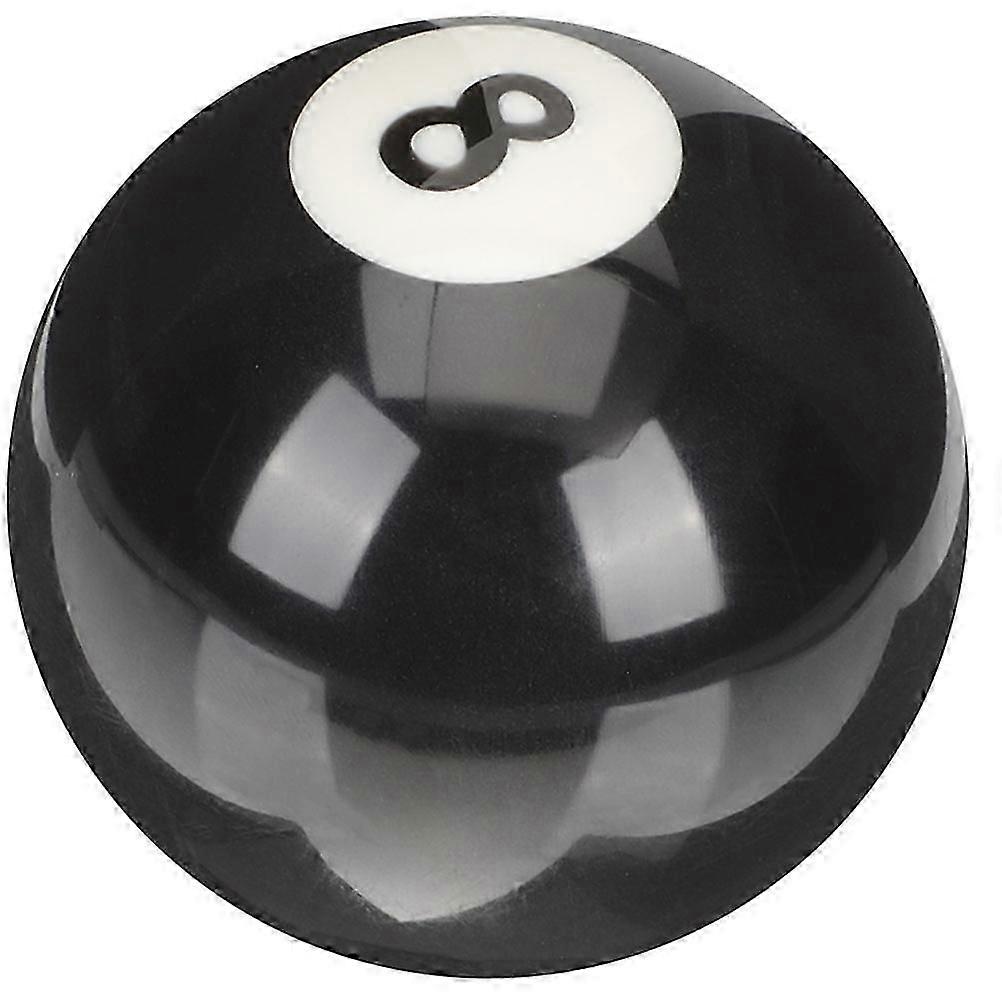 Pool Ball Replacement Pool Cue Ball for Playing Black Resin Durable