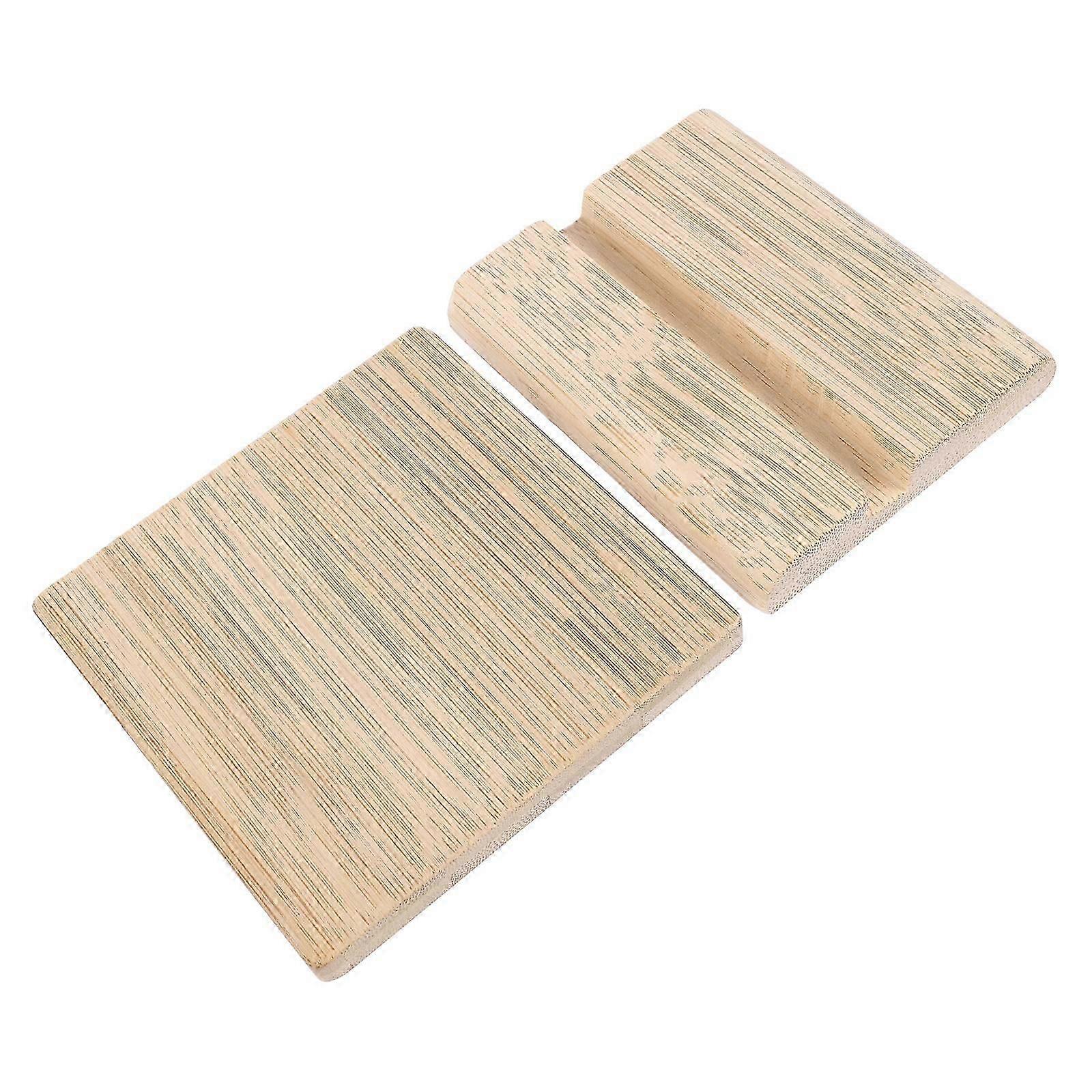 Premium Bamboo Board Payment Code Display with Base 1Set for Storage