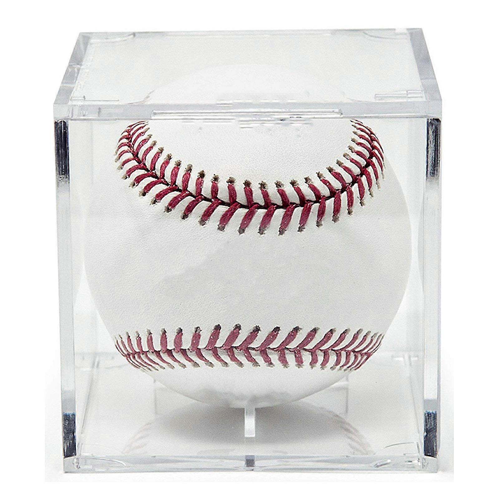 Softball Case Acrylic Baseball Display Stand for Storage Use 2Pcs