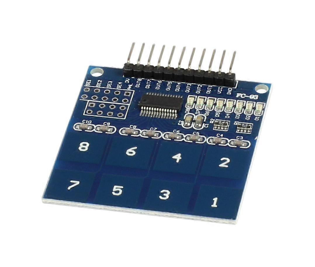 ALLNET 4duino 8-Kanal kapazitive Touch-Tasten-Schalterplatine