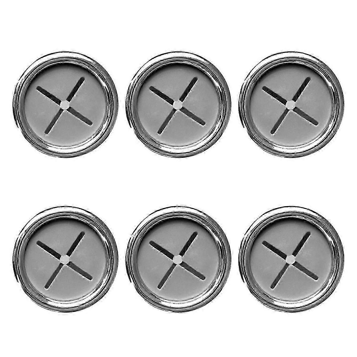 6Pack Kitchen Towel Hooks, Round Self Adhesive Wall Mount Hook