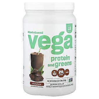 Vega, Plant-Based Protein and Greens, Chocolate, 1 lb 5.8 oz (618 g)