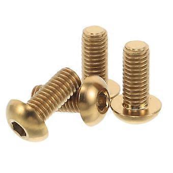 4 Stück Schrauben für Flaschenhalter – Befestigungsschrauben M5x12 mm für Fahrrad-Getränkehalter, Sechskantschrauben für Rennräder und Mountainbikes, einfache Montage