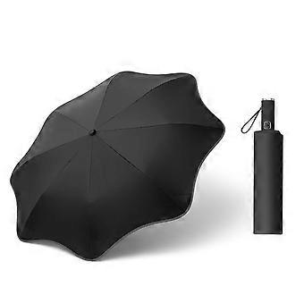 Nieuwe Xiaomi Round Corner Umbrella Night Reflecterende Automatische Paraplu Folding Anti-poke Black Glue Anti-wind Paraplu