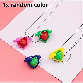 5Pcs Spinning Top Neuheit Pfeife Gyro Spielzeug Blasen Rotation Stress Relief Desktop Spinning Top Spielzeug Kinder Spielzeug Geschenk Klassisches Spielzeug
