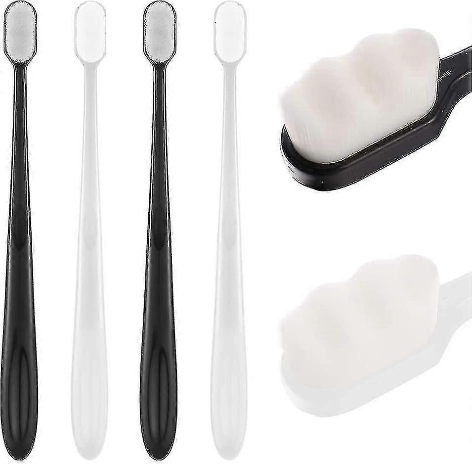 4pcs Soft Micro Nano Handzahnbürste