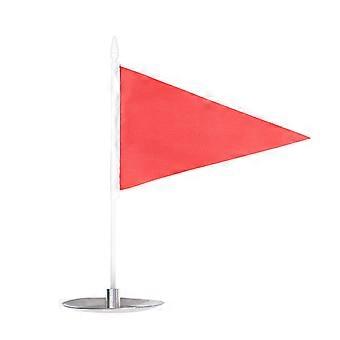 1 Set Golf Hole Cup Flag Precise Detachable Reusable High-impact Easy Installation Backyard Practice Stainless Steel Golf Putting Green Flagstick Trai
