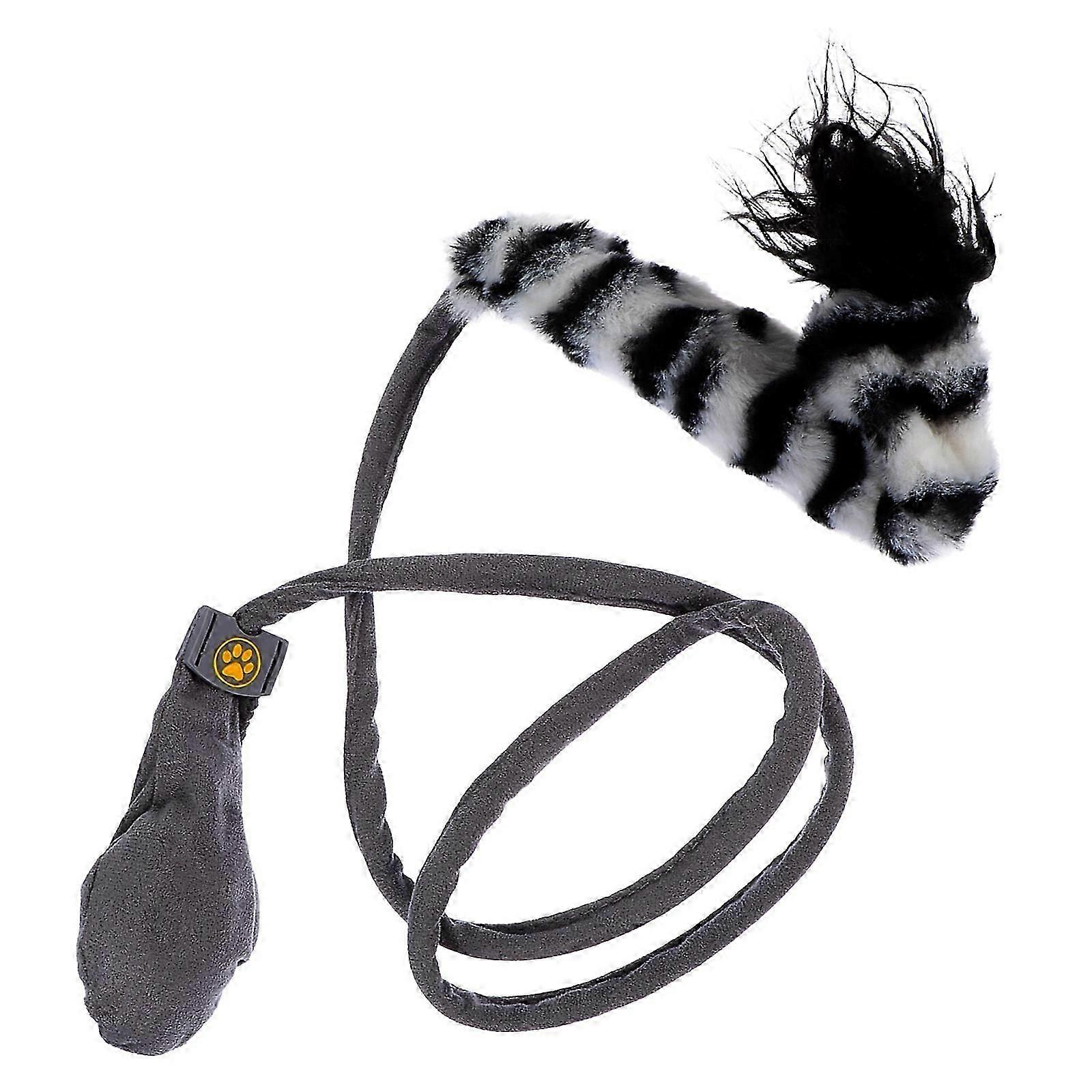 Cat Plaything Plush Simulation Tail for Durable Chew and Fun 1Pcs