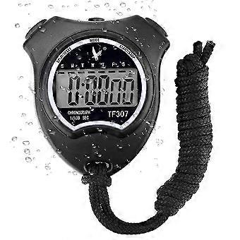 Digital Stopwatch Sport Timer with Alarm Calendar Large Display for Swimming Running Football