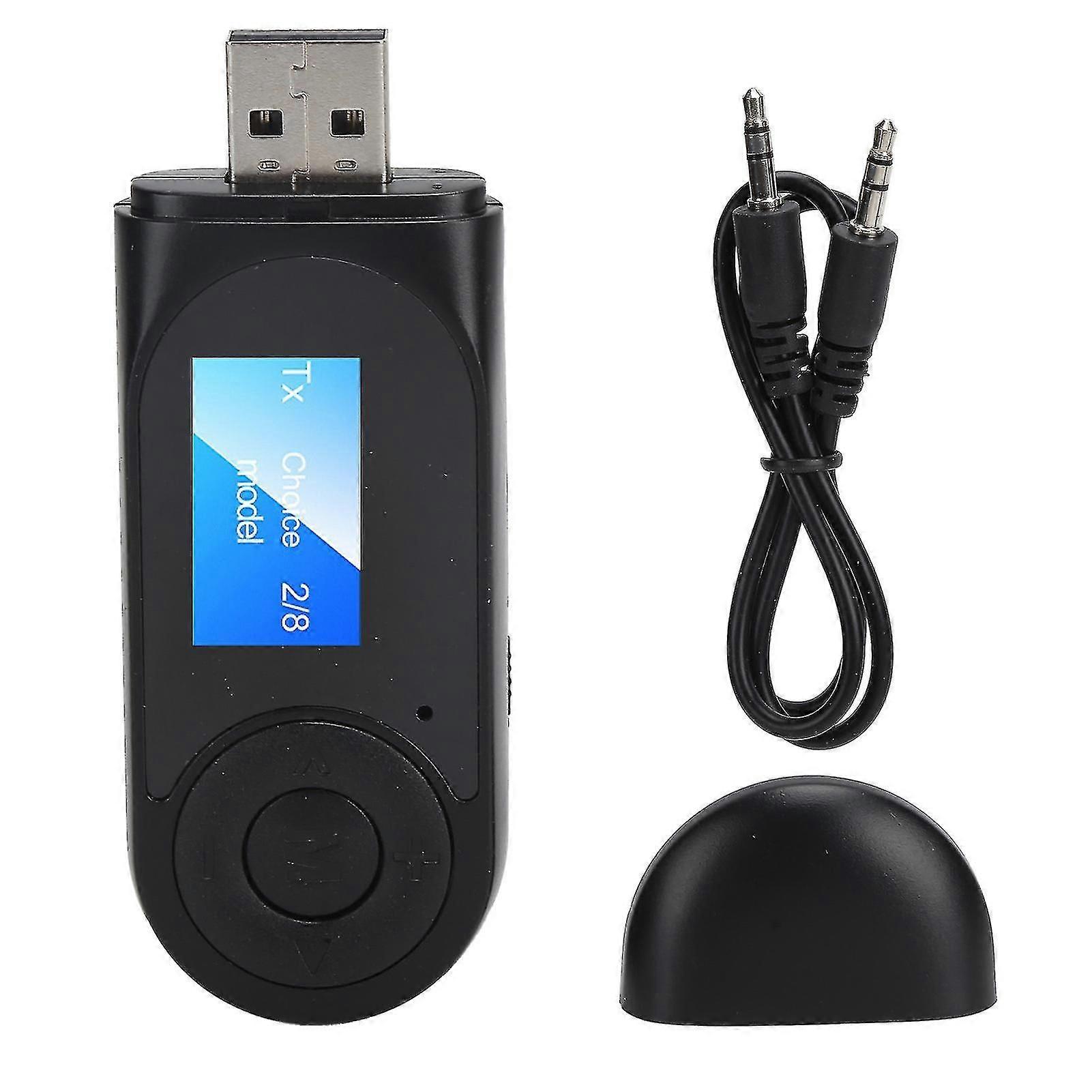 2 in 1 Bluetooth Adapter Bluetooth 5.0 o Receiver Transmitter with Hands-Free Function