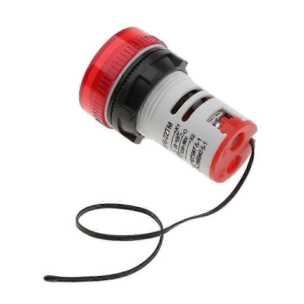 2x Digital Display Cylindrical Thermometer