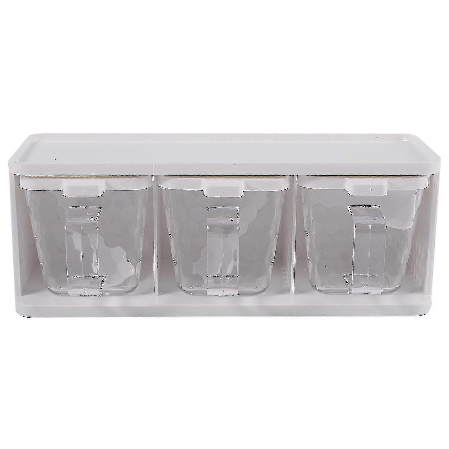 Vertically Rotatable Storage Seasoning Boxes Bottle With Handle