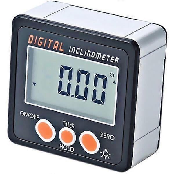 Digital inclinometer, 0-360, magnetic base