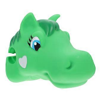 Silicone Horse Head Handlebar Adornment for Bike Decoration 1Pcs Green