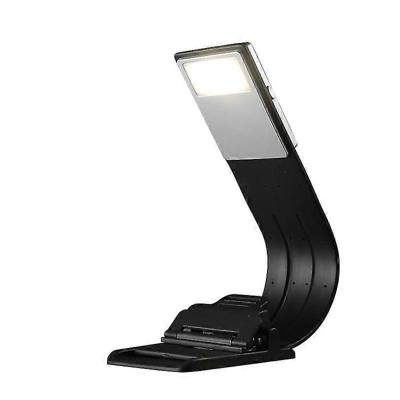 Led Clip-on Reading Light Solid Switch 4 Brightness Levels Multi-function