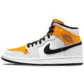 Air Nike 1 Mid 'Perforated White University Gold' Dam BQ6472-107