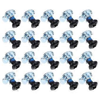 20 Conjuntos de Parafusos de Patins Inline Fivela de Skate Arruelas de Substituição e Parafusos de Fixação Rápida Universal Fit Para Skates Scooters Homens Mulheres Crianças
