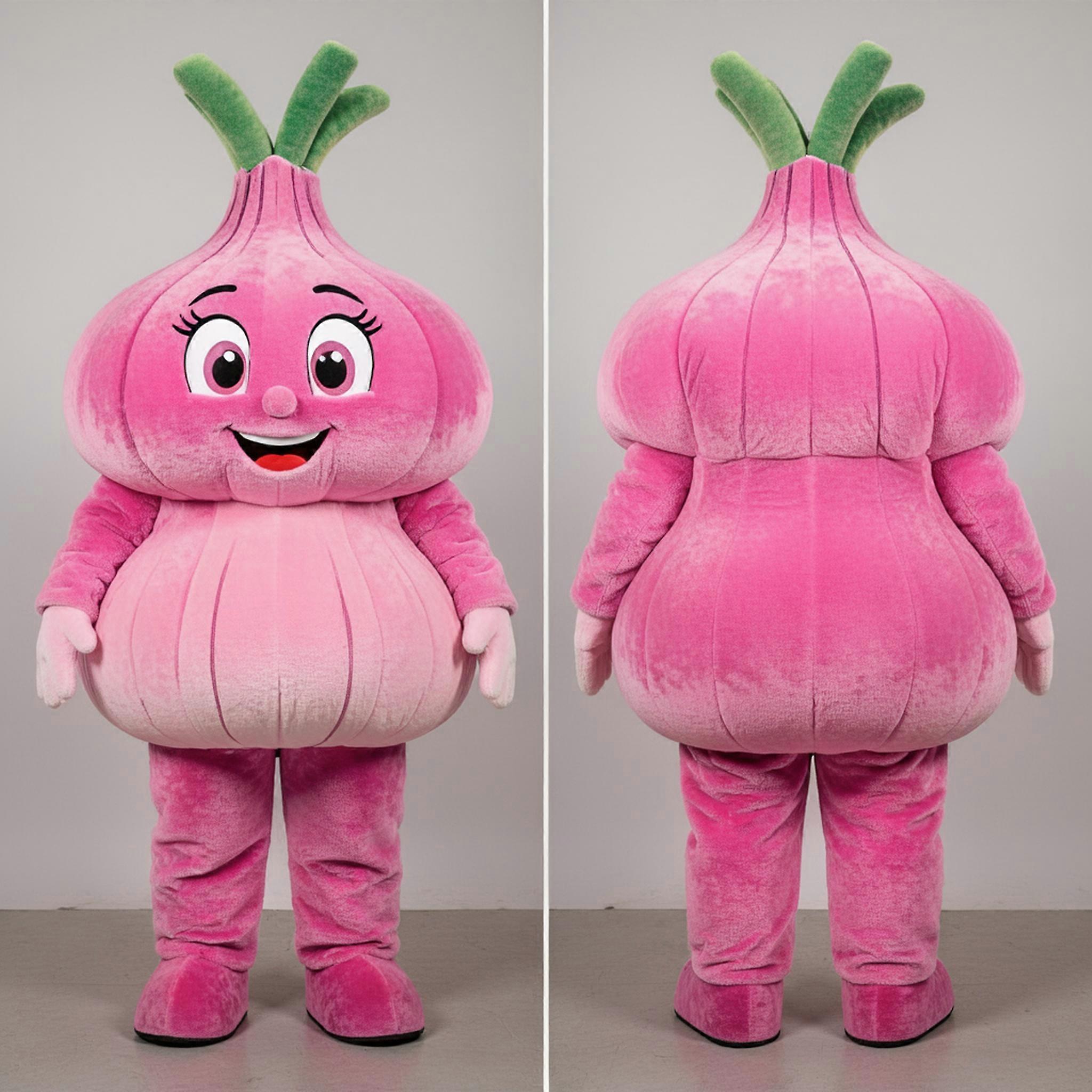 MASTICOT Pink Plump Onion Mascot