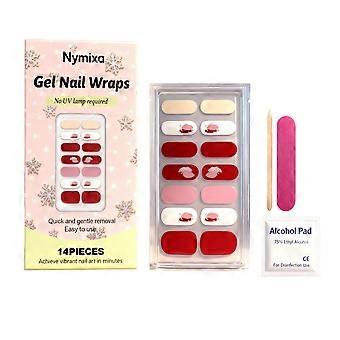 Nymixa Soft Gel Nail Sticker Set Diy Creative Colorful Fashion Mixed Nails Convenient Nail Stickers