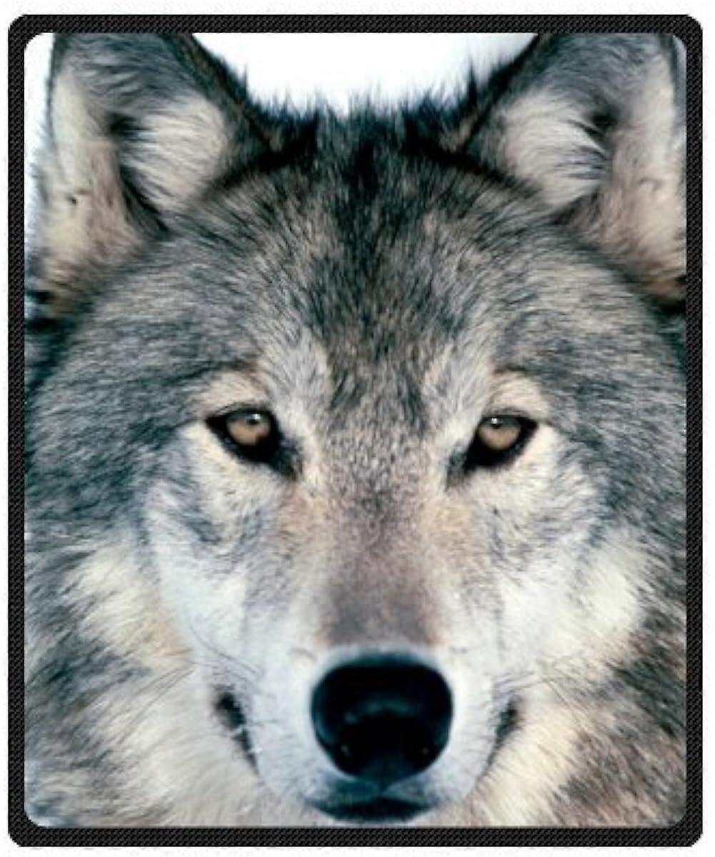 Soft Fleece Blanket  Wolf Caught  Throw Suitable for Bed or Sofa