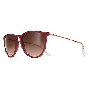 Ray-Ban Zonnebril RB4171 Erika 6815A5 Gepolijst Rubber Violet Roze Gradiënt Bruin