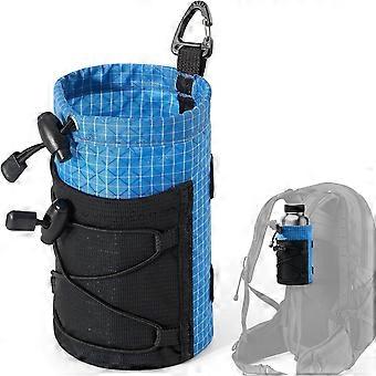 HowFly Backpack Water Bottle Holder for Backpack Straps Bottle Holder Pouch | Fits for 8-24oz Bottles Carrier Attachments with Hook Buckle Clip on B